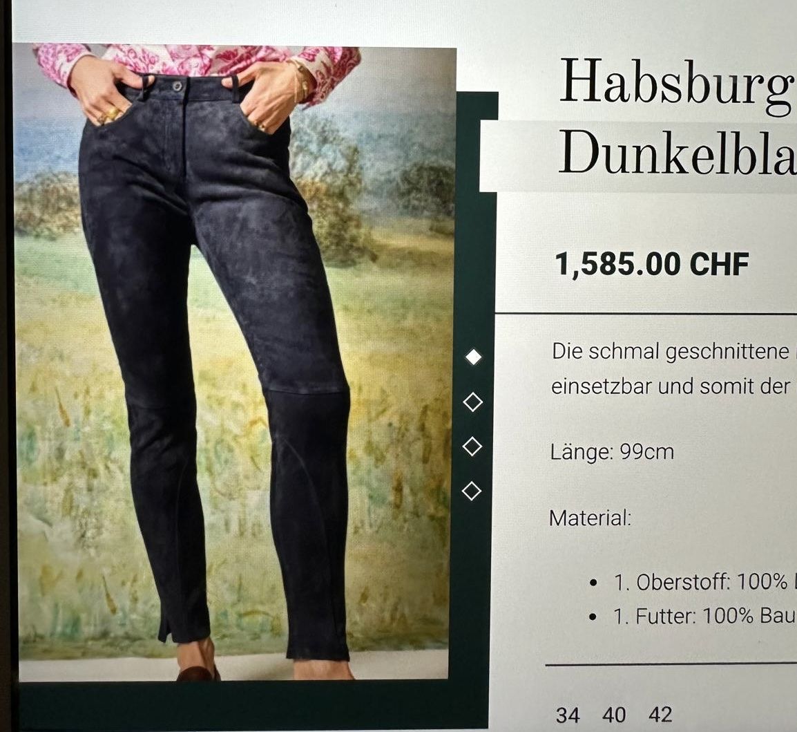 Pantaloni: Habsburg Lederhose – Nuovo (secondo la descrizione) da Binningen venduto da Yuliya15 4