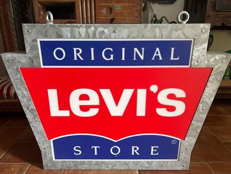 Levi's Store Leuchtreklame Original Vintage 50er Jahre