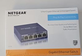 Netgear GS105 Gigabit Ethernet Switch 5-Port neu