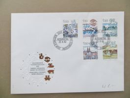 6 Briefe  FDC Tierkreiszeichen 1982–1986
