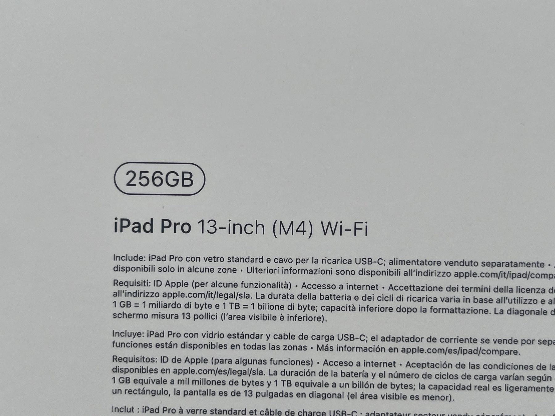 Apple Tablet PC: iPad Pro 13" M4 2024 256GB - neuwertig – Nuovo (secondo la descrizione) da Erlinsbach venduto da lukas0176 3