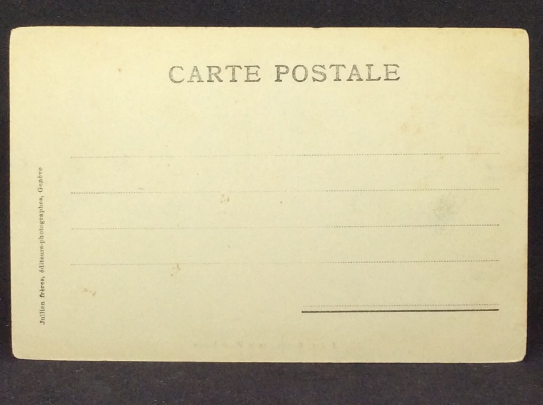 Cartoline postali: Genève et le Mont-Blanc – Usato da Widnau venduto da Brusi9 1