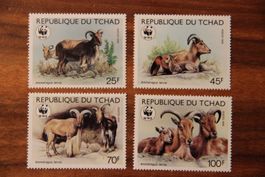 Tschad 1988 - Mähnenspringer (WWF)**
