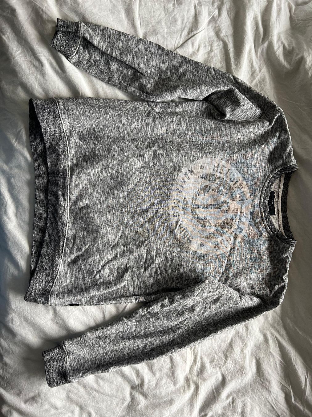 Maglioni & Felpe: Makia Helsinki Harbour Sweatshirt, Grau, Grösse M – Usato da Luzern venduto da moritz_a