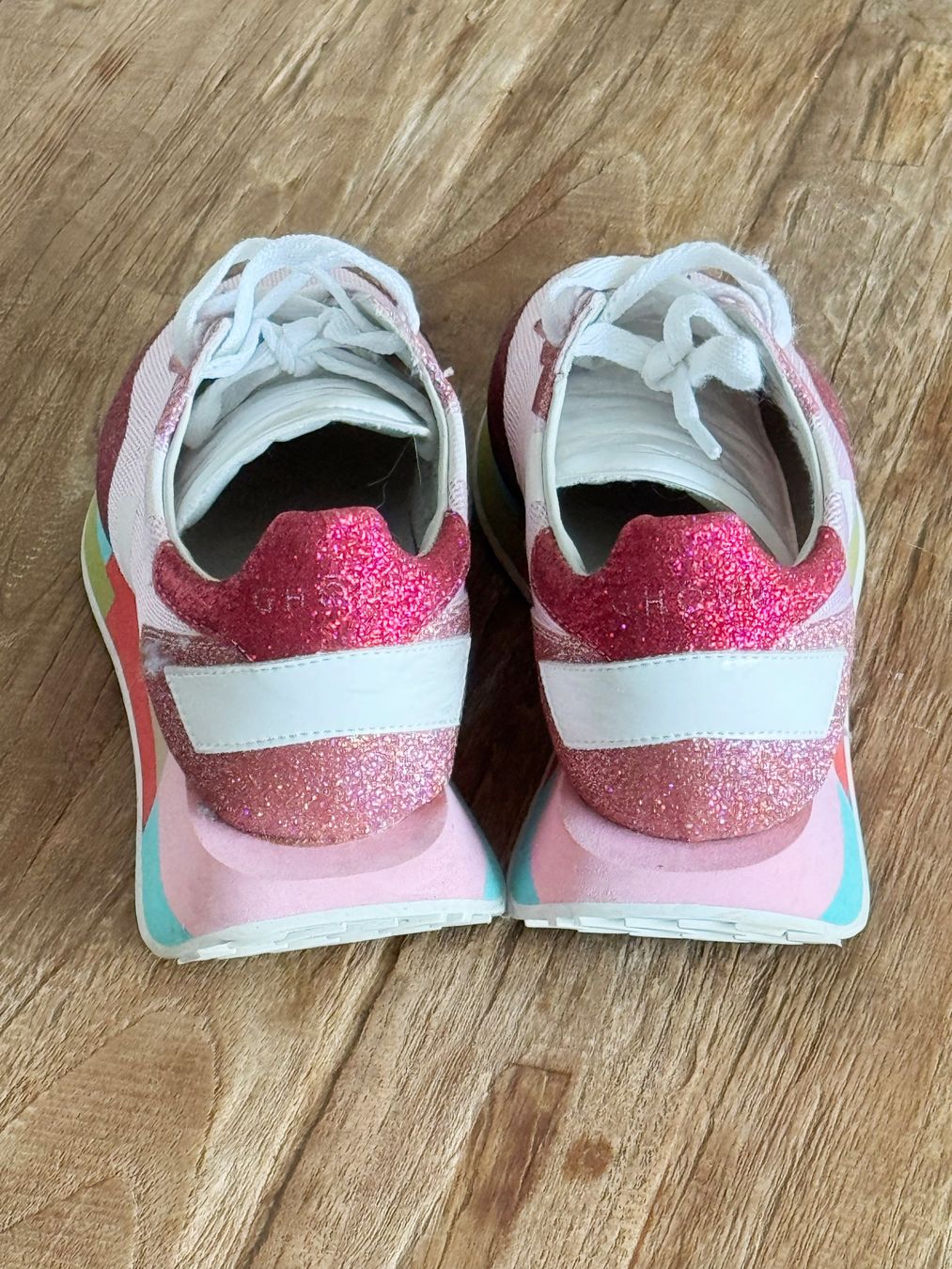 Scarpe da donna: Sneaker GHOUD Rosa Glitzer – Usato da Weesen venduto da nice-to-have-23 1