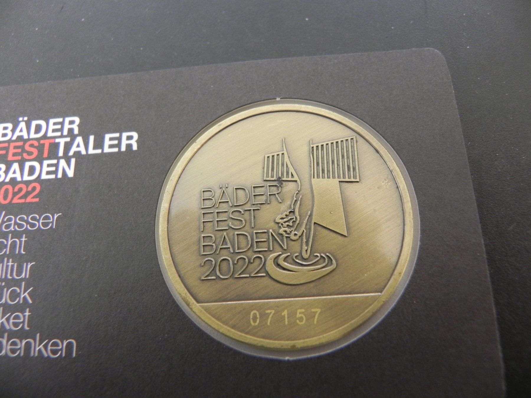 Médailles: Medaille Baden Bäderfest 2022 – D'occasion à Biel/Bienne par Gogolozi 1
