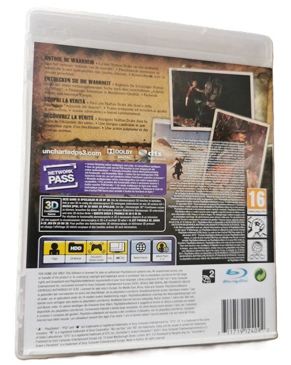 Sony Giochi: Uncharted 3: Drake's Deception  (PS3-Game) – Usato da Wilen b. Wollerau venduto da morethanmusic 2