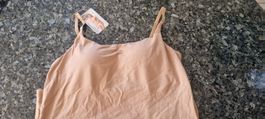 FASHION Bustier Top beige Grösse M mit Etikett