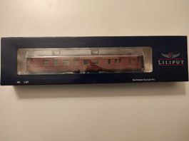 Speisewagen "Teakholz" Typ Br4ü der SBB von Liliput H0, GS