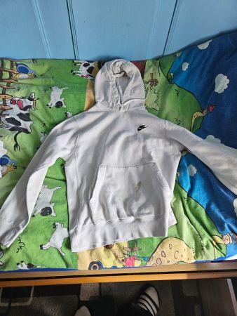 Ensemble Nike blanc – sweat à capuche + jogging assorti