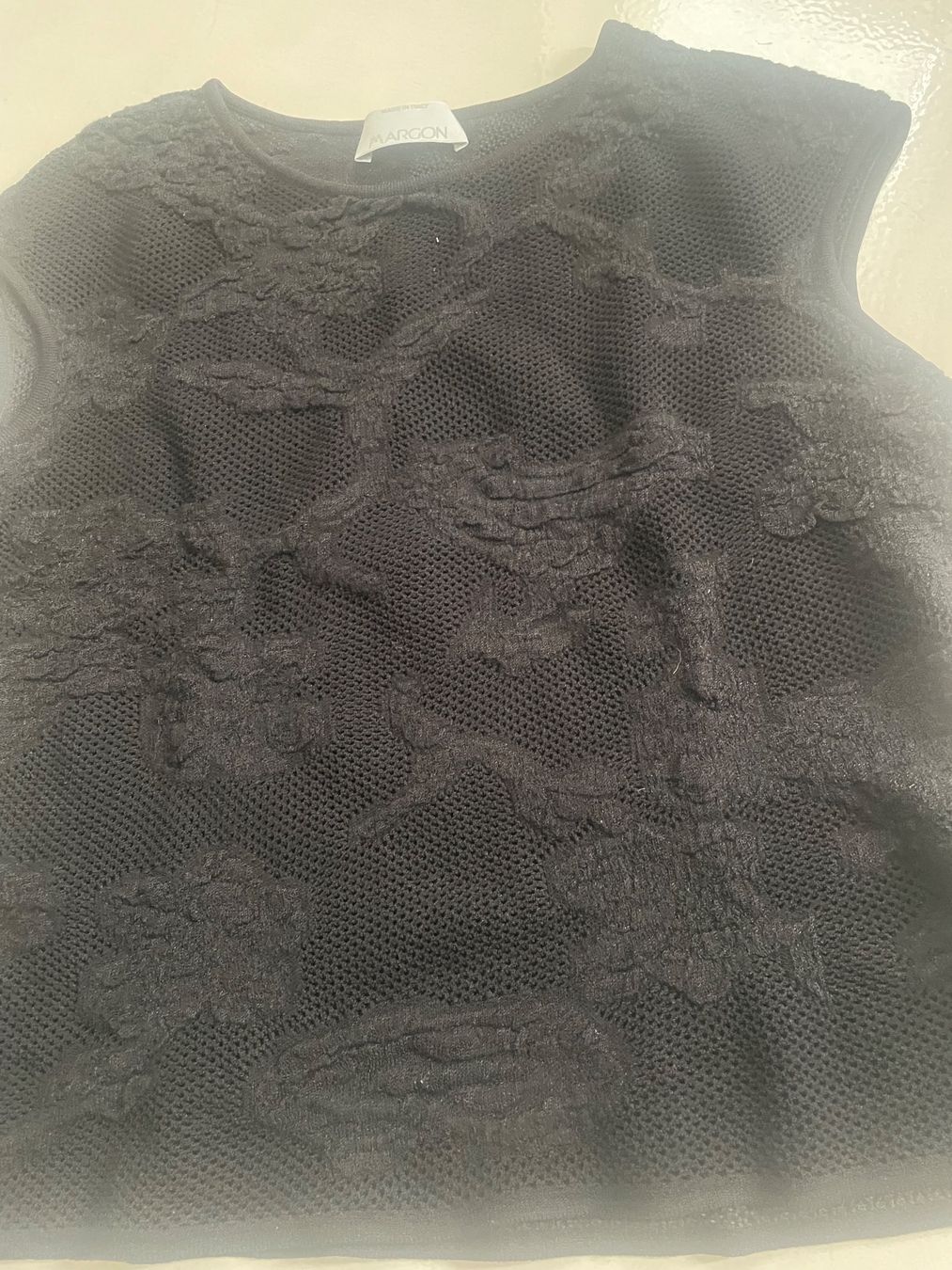 Top: Top Margon -  Seide - Leinen – Usato da Minusio venduto da Pink222 5