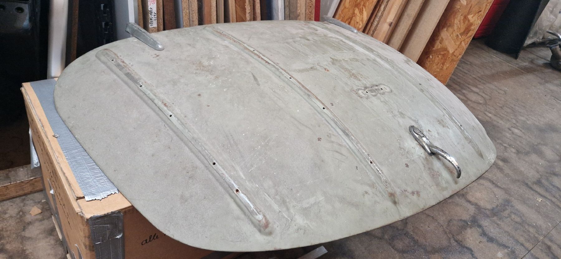 DKW Tutti pezzi di ricambio auto: Kofferraumdeckel zu DKW 3=6 – Usato da Sarnen venduto da cox56