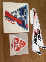 Vintage Ski Aufkleber Atomic Tyrolia Laser RS 4 Stück
