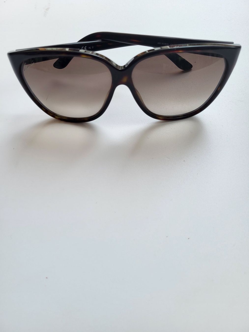 Gucci Occhiali & Lenti: Gucci Sonnenbrille , Braun-Schwarz – Usato da Locarno venduto da ernsthofmann