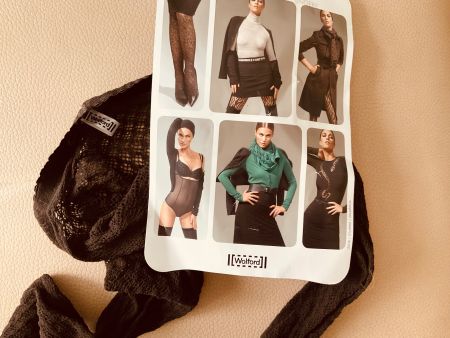 Magnifiques collants résille WOLFORD couleur moca taille S