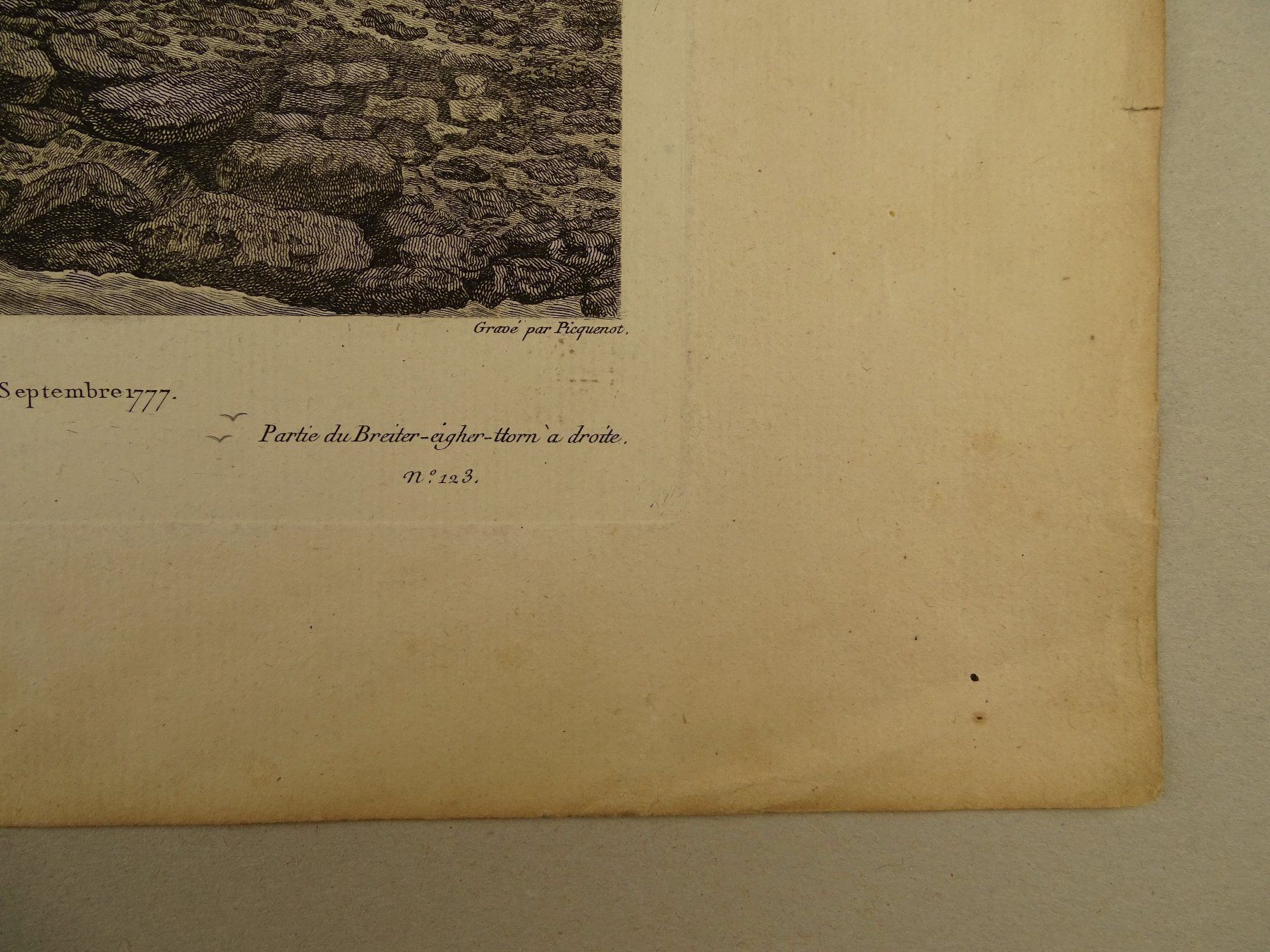 Incisioni: GRINDELWALDGLETSCHER, KUPFERSTICH 1788 – Usato da Grüningen venduto da Kartensammler 5
