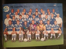 FC Luzern - Mannschaftskarte 1994/95