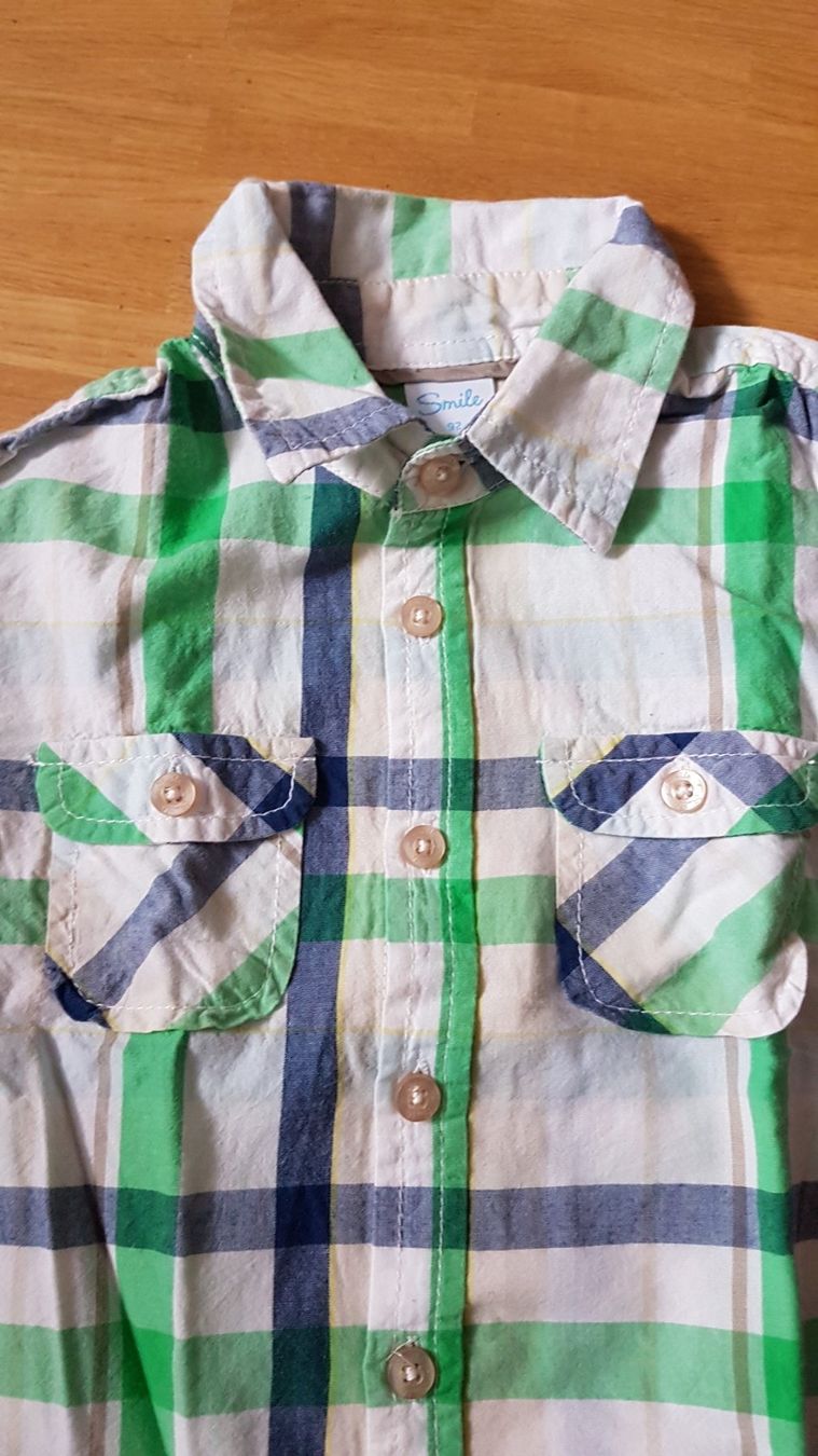 Camicie, T-shirt & Polo: Schönes Hemd Smile 92cm – Usato da Oberwil BL venduto da Manue1974 1