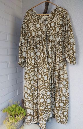 Midi dress – Hand Block Printed Dress (S/M & L/XL)