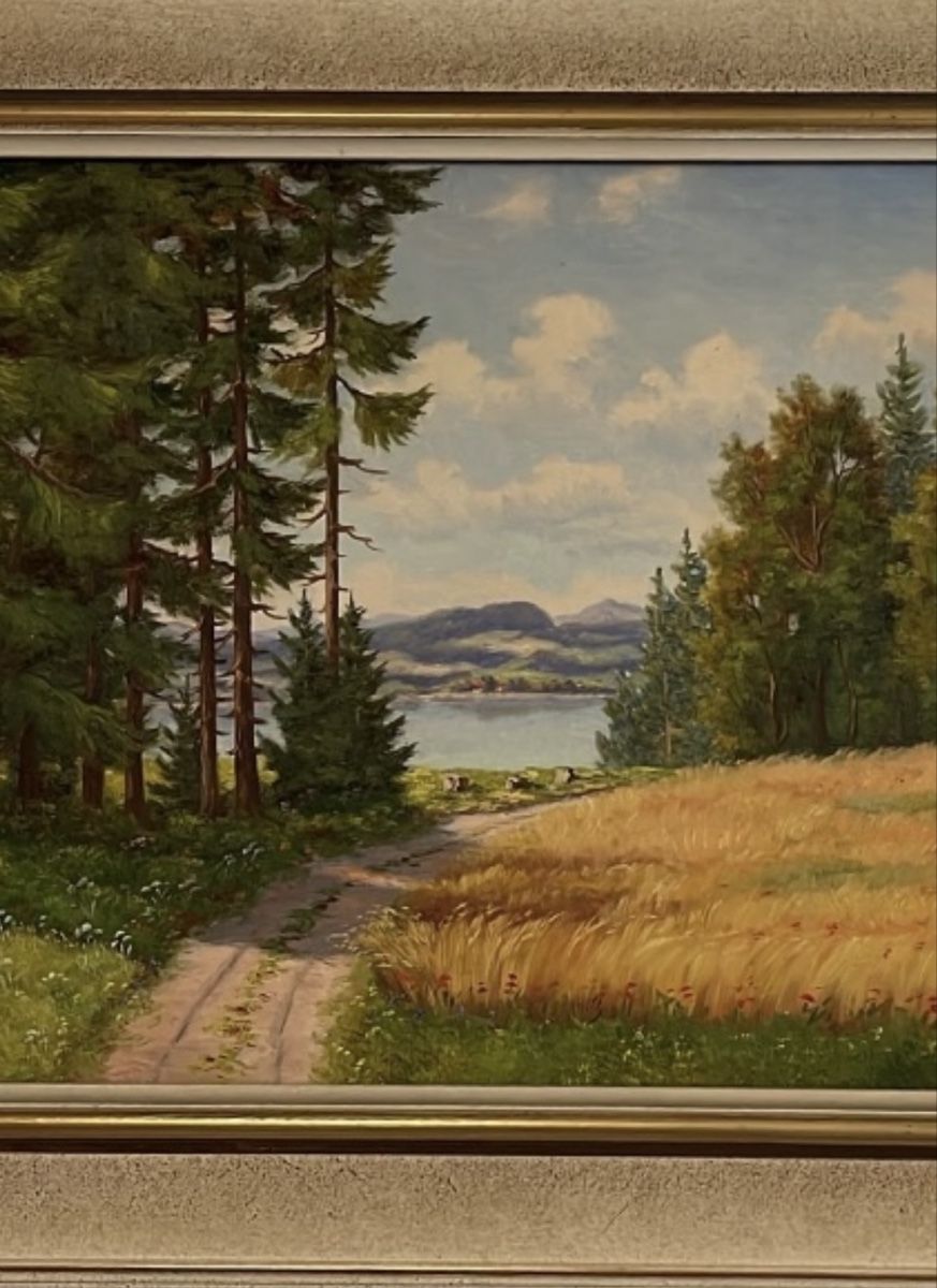 Tableaux: Ölgemälde auf Leinwand J. Grob 1950 – Neuf (Voir description) à Leuggern par Giorgina8 1