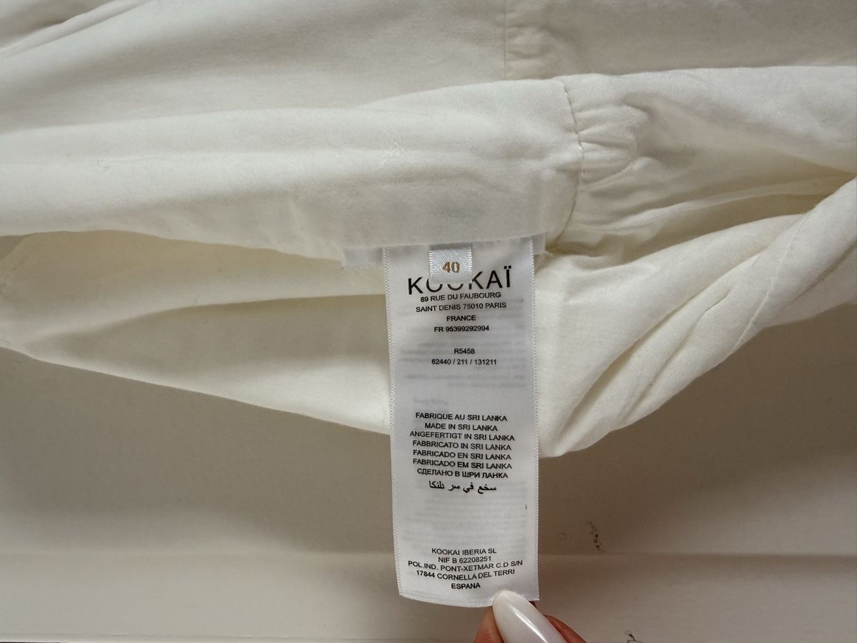Kookai Kleider: Kookai White Mini Dress – Gebraucht aus Corsier-sur-Vevey von Kristina.Nova 3