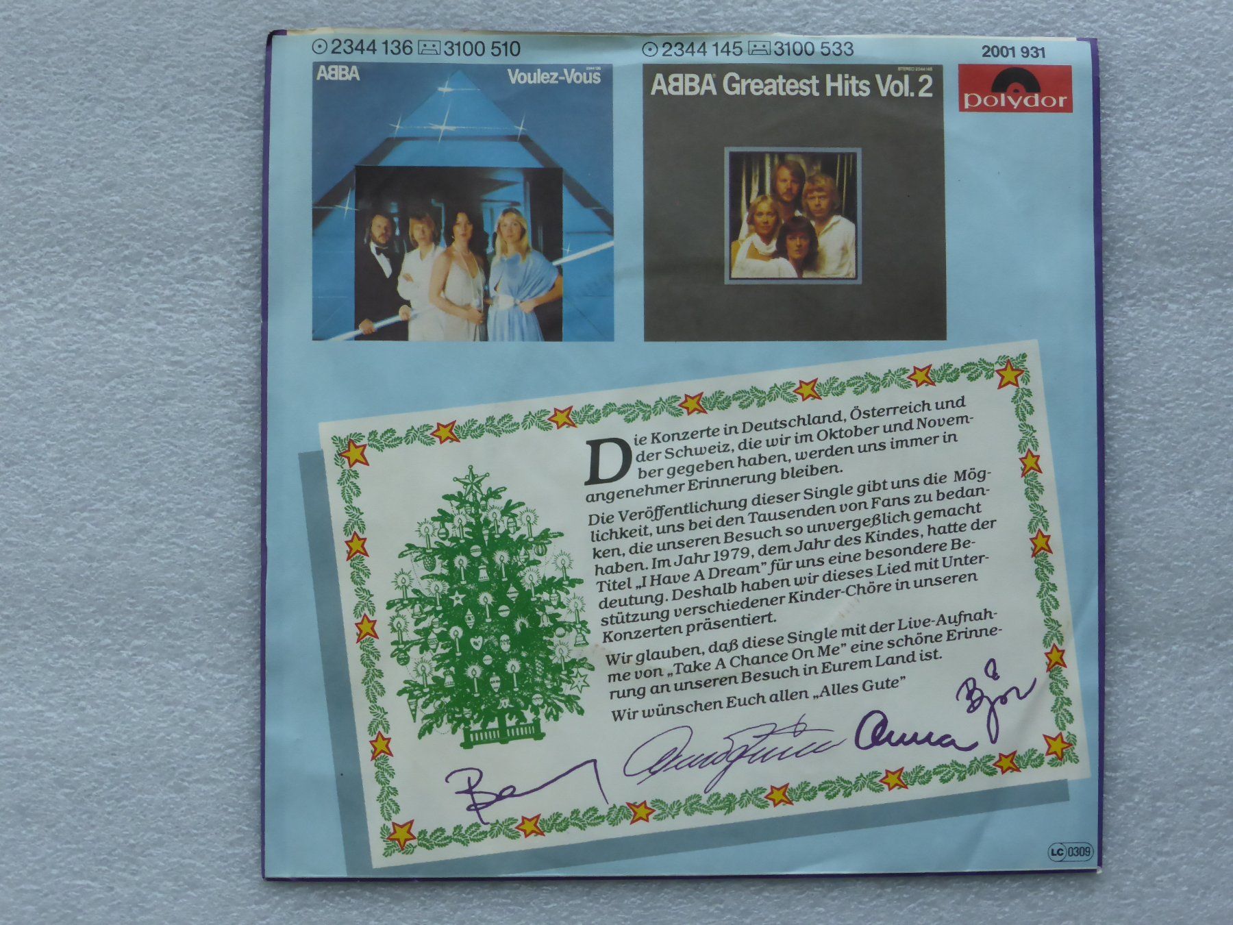 Schallplatten: Vinyl Single   ABBA – Gebraucht aus Küssnacht am Rigi von Mondkinder 3