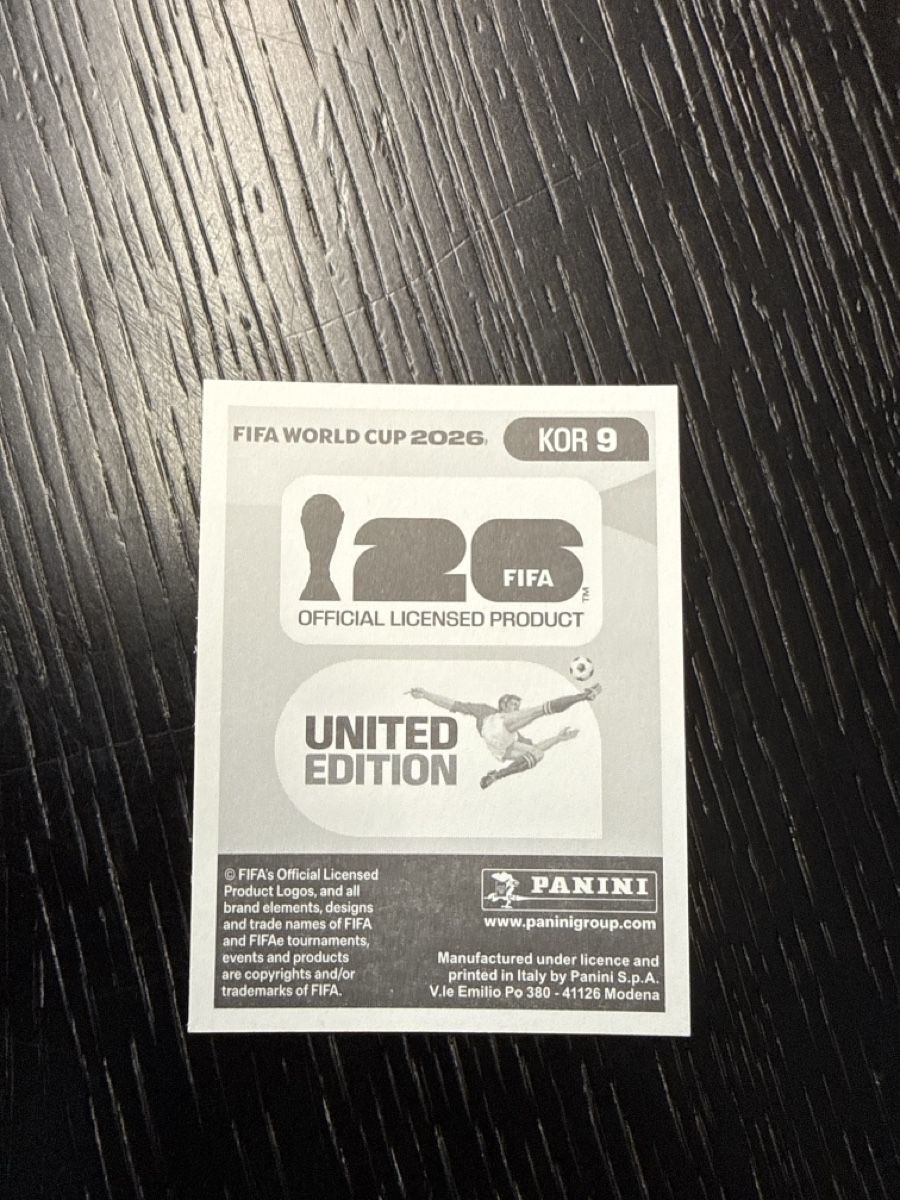 Panini Album: Panini FIFA World Cup 2026. KOR 9 – Nuovo (secondo la descrizione) da Oberweningen venduto da Burlli 1