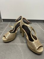 Plateau High Heels Gold - Gr. 38