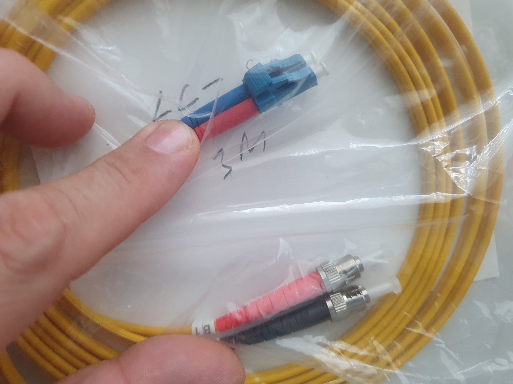 Cavi: LWL-Patchkabel Glasfaserkabel LC-SC LC - SC Duplex, 3 m 3m – Nuovo (secondo la descrizione) da Zürich venduto da Alibaba1234 1