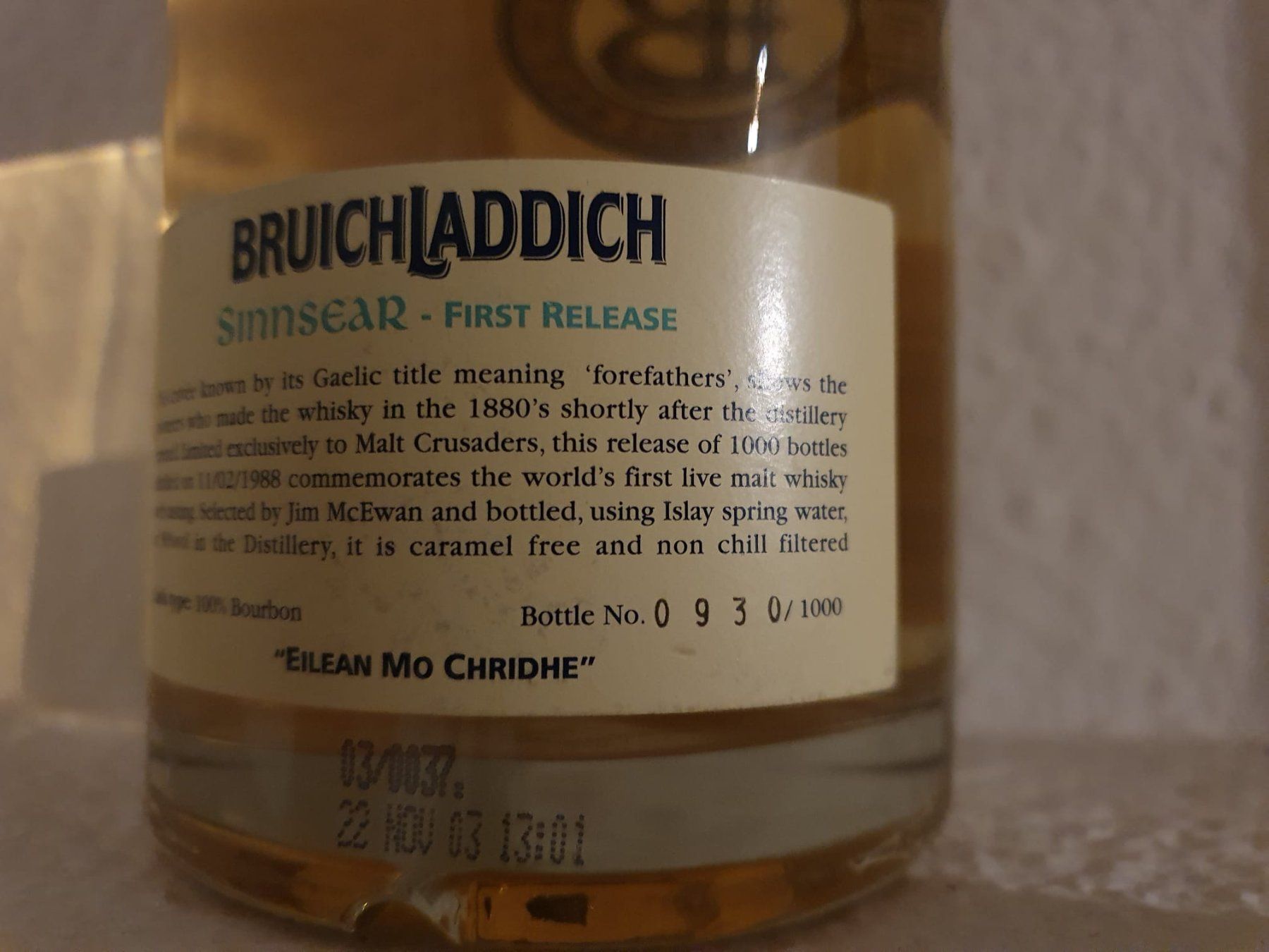 Bruichladdich Spirituosen: Bruichladdich Sinnsear Forfathers – Neu (gemäss Beschreibung) aus Langnau am Albis von jer_pm72 4
