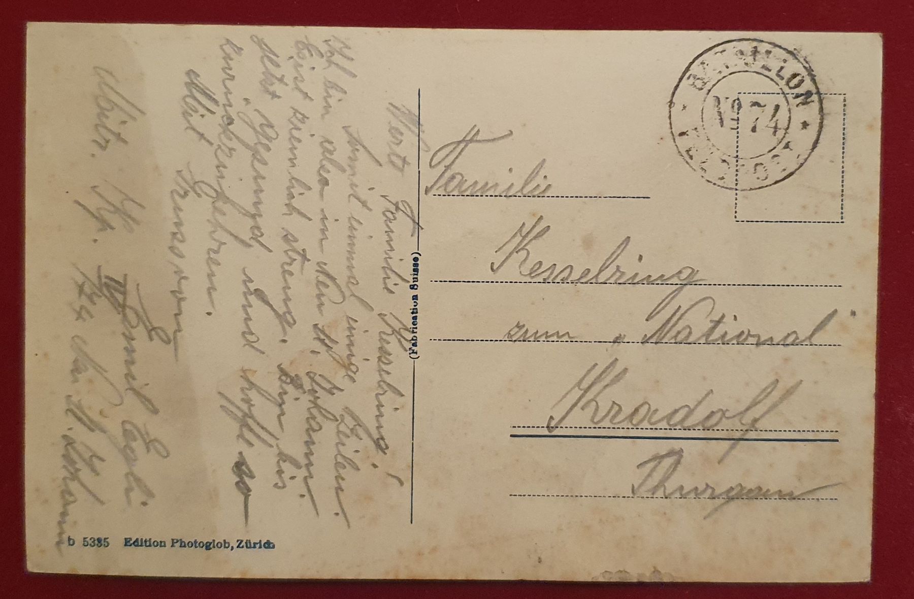 Cartoline postali: Nesslau - Neu St. Johann – Usato da Kreuzlingen venduto da Rschweiz1 1