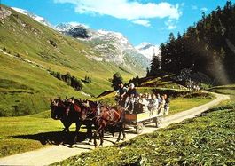 SILS FEXTAL Pferde-Ausflugs-Omnibus