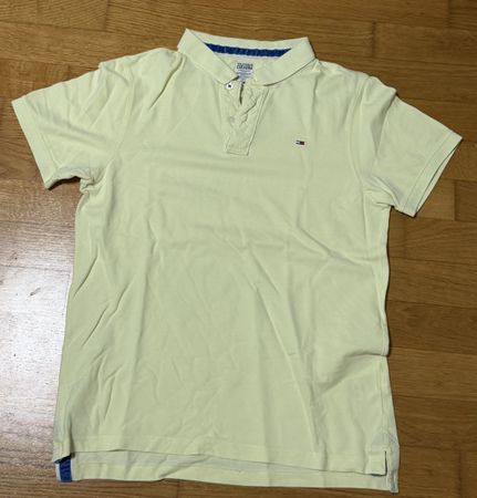 Tommy Hilfiger Polo-Shirt Hellgelb Gr XL