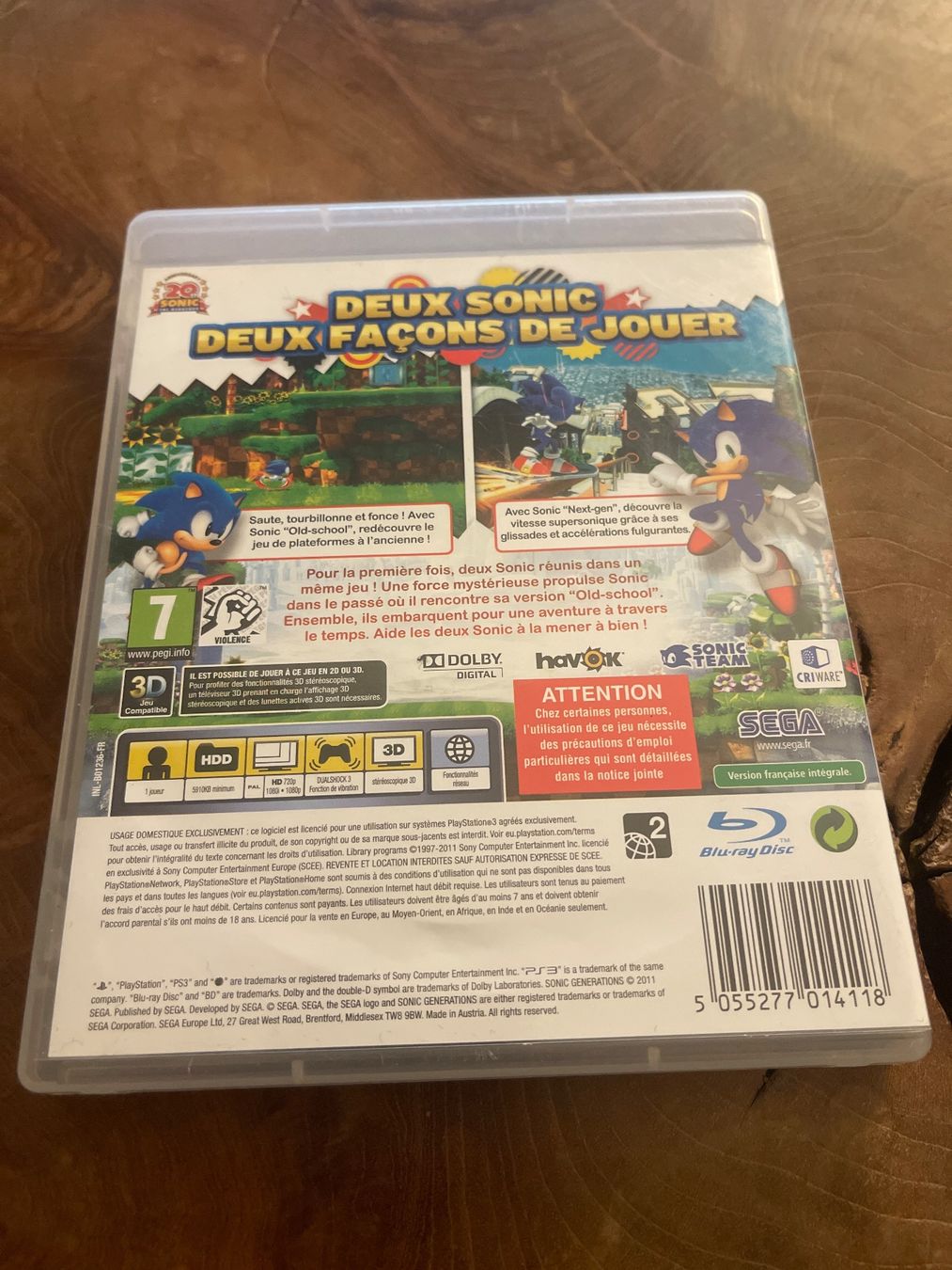 Jeux: Sonic Generations PS3 – D'occasion à Renens VD par fra_2rxn 1