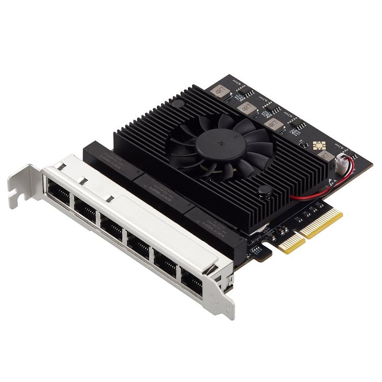 Composants électroniques: Netzwerkkarte 6 Ports PCIe 2,5 Gigabit – Neuf avec emballage d'origine à Unterägeri par RmOnline 2