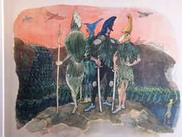 ERNST KREIDOLF GUTERHALTENER DRUCK HINTER PASSEPARTOUT