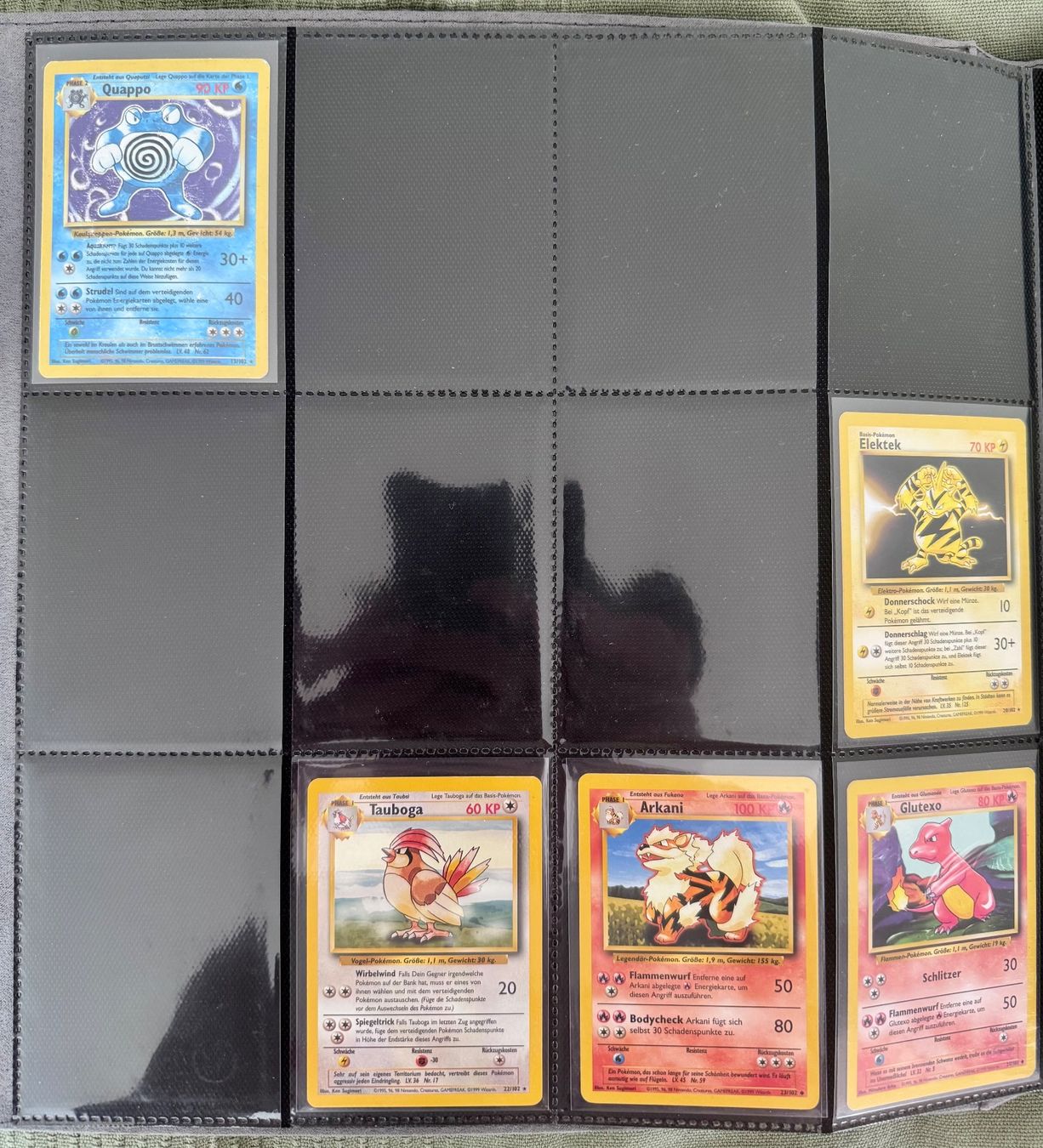Pokémon Sammelbilder & Trading cards: Angefangenes Pokemon Base Set DE ab 1.- – Gebraucht aus Erstfeld von PokeSandero 1