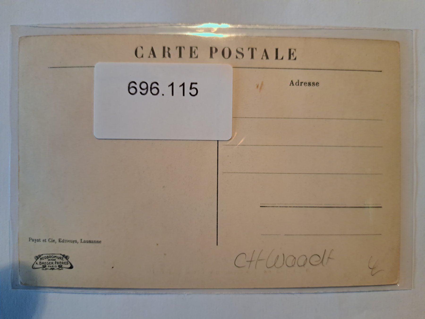 Cartoline postali: Ancienne CP de Lausanne  - Le Château 1900 – Usato da Pailly venduto da jme99 1
