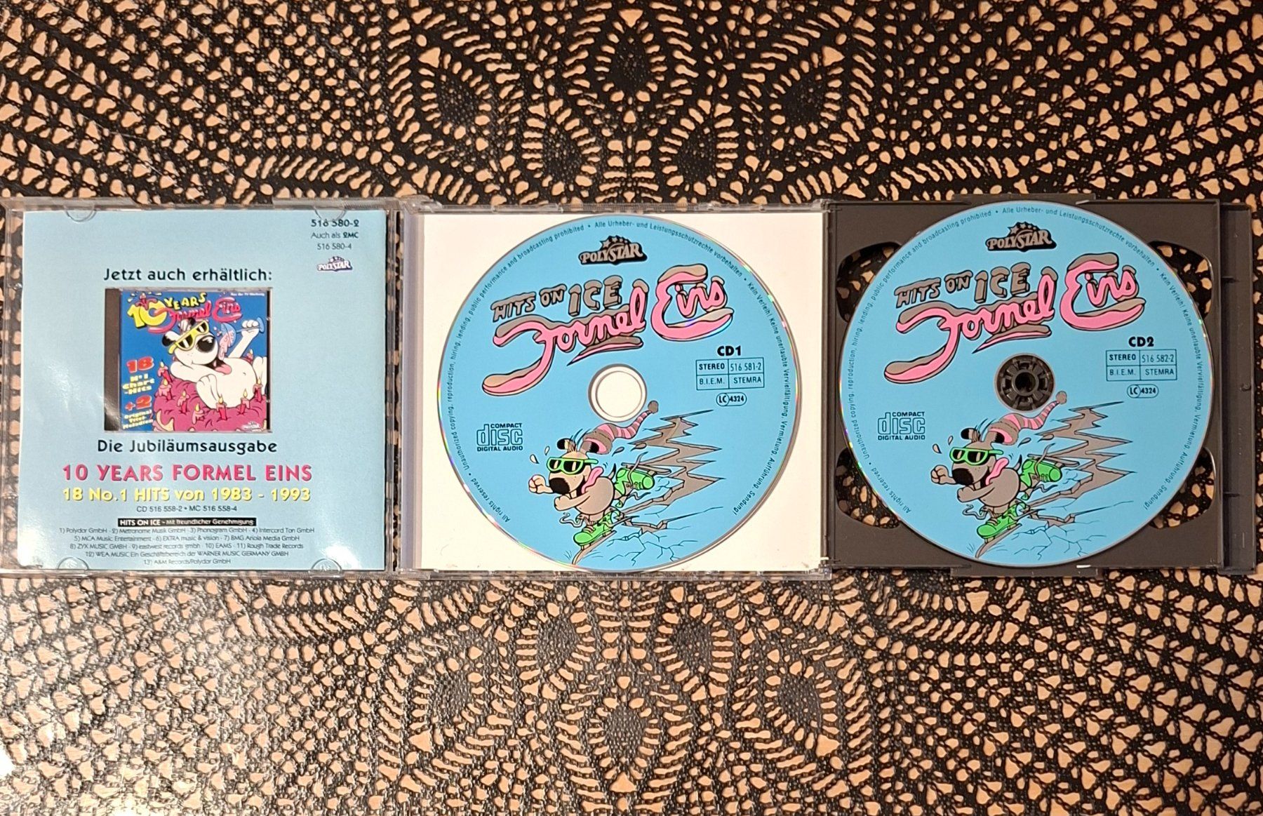 CD: Formel Eins - Hits On Ice, DE Pop/Rock Compilation 1993 – Usato da Schönenberg TG venduto da Gregolino76 2