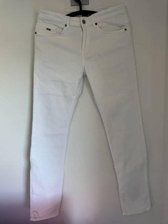 Hugo Boss Jeans Weiss Gr. 31/32 / Slim Fit