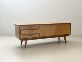 Mid - Century Sideboard aus massivem Buchenholz, 1960er