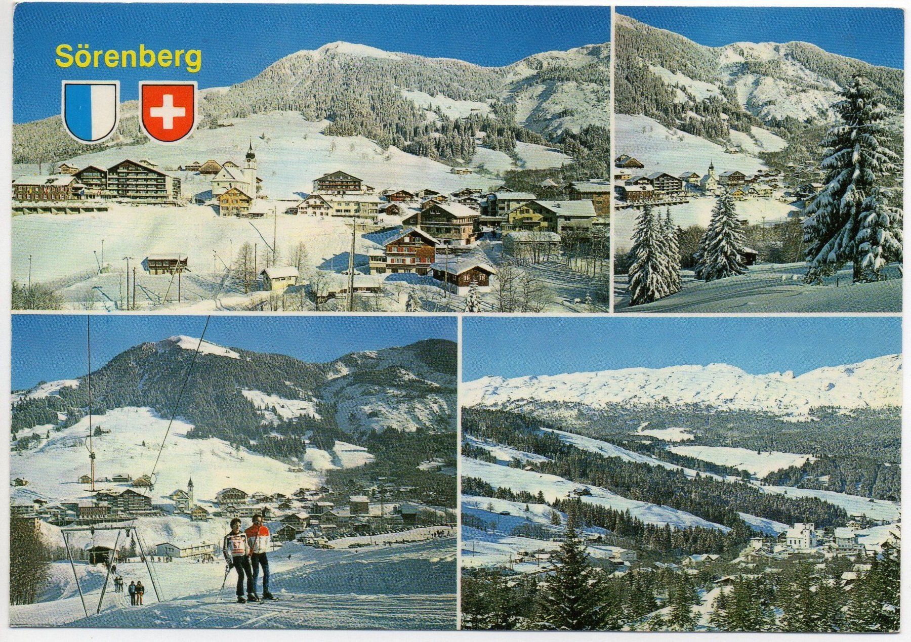 Ansichtskarten: SÖRENBERG Skilift – Gebraucht aus Jona von philajona