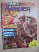 Metal Hammer  Nr 1 v 1985 Motorhead OZZY  Iron Maiden ZZ Top