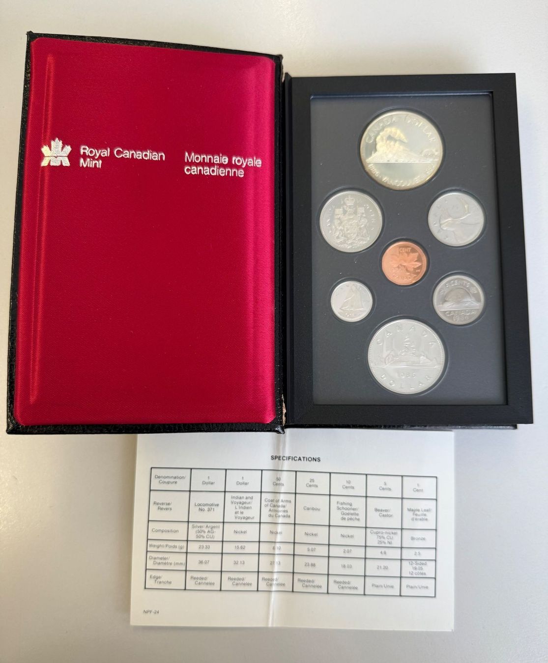 Toutes les monnaies: (2398)Münzsatz 1986, Canada, pp – D'occasion à Rüthi (Rheintal) par erdnuessli1 2