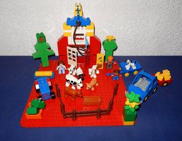 Lego Duplo Bauernhof mit grosse Platte, Figuren und Tieren