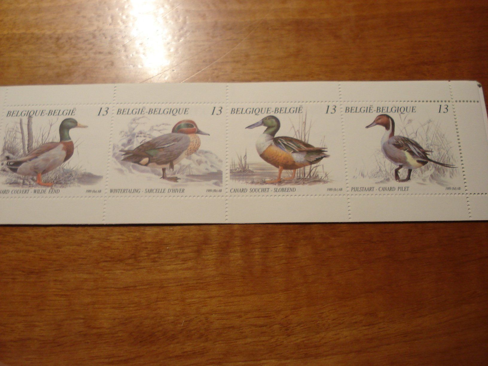 Alle Briefmarken: Belgien 1989, Markenbüchlein Enten ** – Gebraucht aus Niederwil AG von morostahu 1