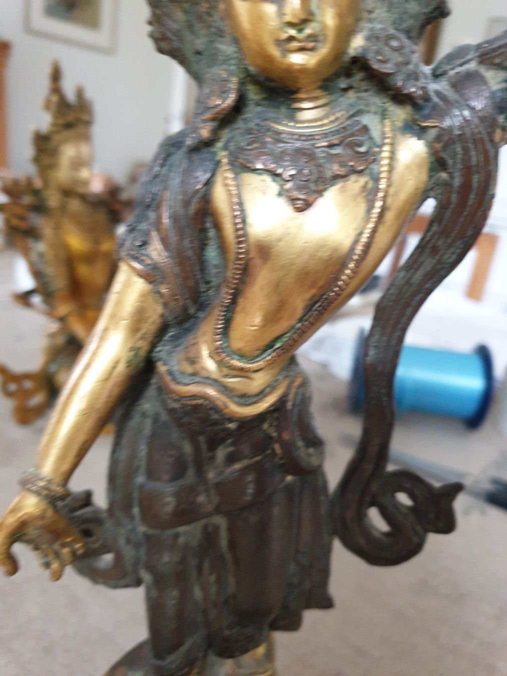 Skulpturen & Statuen: Buddha Figur Tara Tibet wunderschön Antik – Gebraucht aus Bottmingen von sandy_2 3