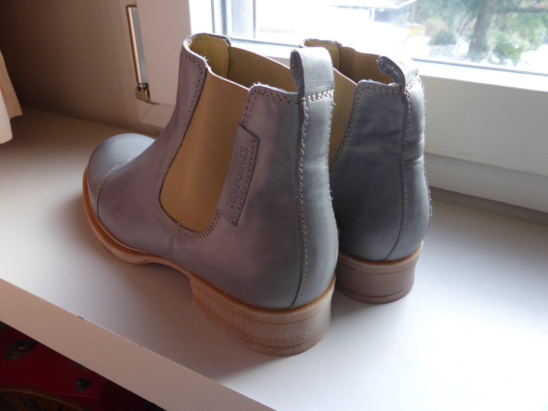 Scarpe da donna: TEN POINTS LEDER STIEFELETTE HELLBLAU-GRAU - FABRIKNEU GR 38 – Nuovo e nell'imballaggio originale da Reinach AG venduto da pussi100 8
