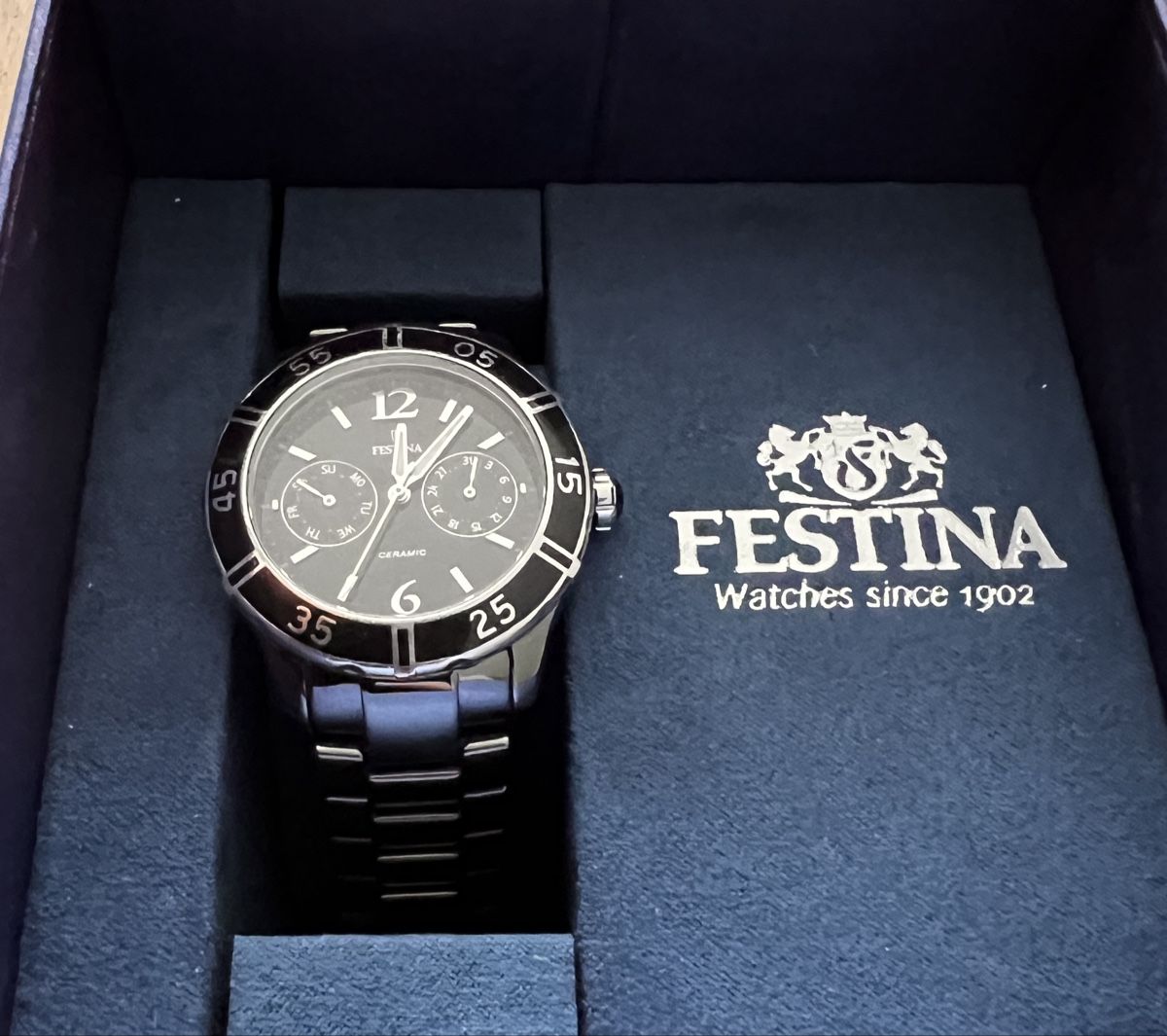 Festina Orologi: Festina Ceramic Lady Day-Date – Usato da Rebstein venduto da gimmma 1