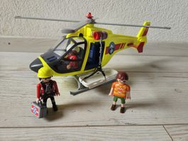 Playmobil Helikopter der Bergrettung